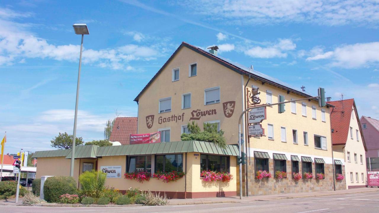 Hotel-Restaurant Und Gaestehaus Loewen Suessen Exterior photo